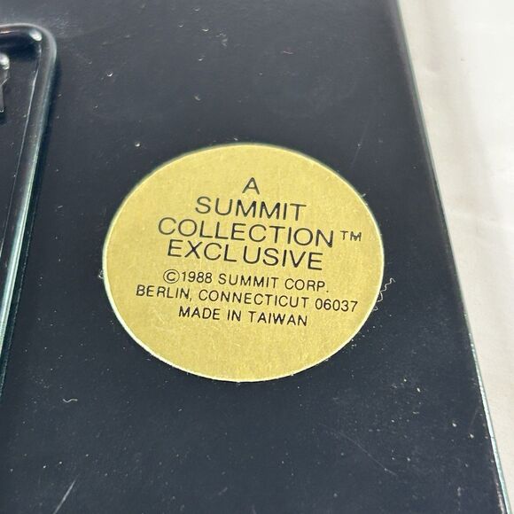 Vintage Funny Golf Golfer Tile Plaque with Stand Gill 4 1/2" Square Taiwan 1988 - Picture 6 of 6